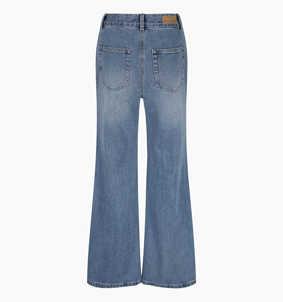 TROUSERS - sisley k jeans flare & bootcuts - Blue | Sisley K image number 3